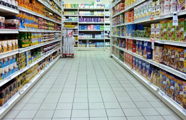 supermercados vacíos