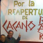 Federico Chiappetta, presidente del Concejo Deliberante de Godoy Cruz y el ex juez Pepe Cano, firmaron por la reapertura del Cacano Bar