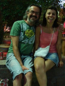 Alberto y Carolina Rinaldi, dos flamantes vecinos de Chacras.