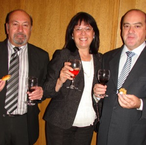 El Negro Carlos Tessone, Diana Domínguez Jorba y Guillermo Barta.