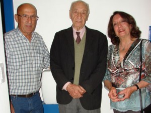 Roberto Ahmed, Carlos Pittau y Nadia Quiroga de Guevara.