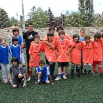 El equipo de la Escuela de fútbol de la Casa del Maestro, Pueyrredón Indoors.
