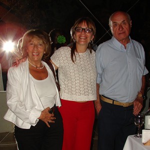 En familia. María Antonieta Pellegrini y su marido Luis Cerutti, tío de la autora.