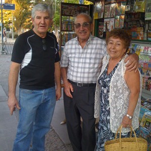 Armando Goncalvez, Carlos y Blanca Miguel.