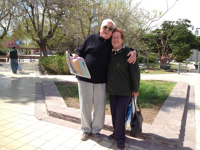 Julio y Lita, 50 años de casados.