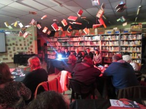 Libros y más libros en la Alberdi