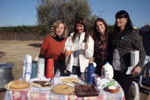Mesa de Tartas: Bárbara Aguinaga, Mónica Company, Adriana Stocco, Maru Grimalt.