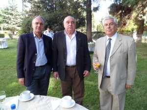 Los doctores José Luis Domenech, Pedro Sin y Carlos Aznar.