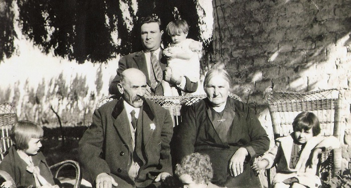 Don Rafael Bauco y Lucía Blasetti, padres de Francisco, llegados a la Argentina en 1902.