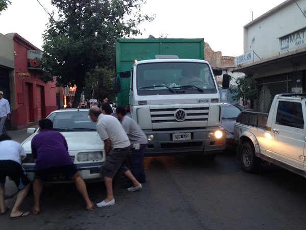 caos vehicular viamonte y mitre
