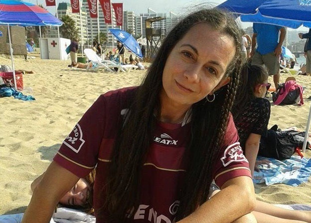 Andrea Fabiana Landi, la presidenta de Luján Sport Club.