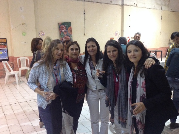 Las Flower Powers: Patricia Girotti, Adriana Sayavedra, Laura Albarracín, Mirta Rodríguez y Luz Faingold.