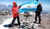 Las dos cumbres de Sergio Dalmaso  en el Aconcagua
