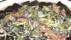 Menú del día: ñoquis negros de sepia al mascarpone